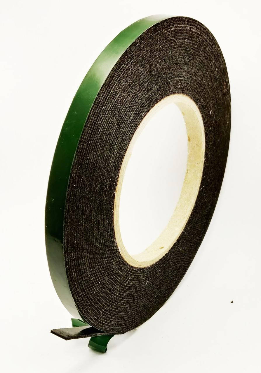 

Двухсторонний вспененный скотч 9 мм, 1 мм, 10 м. Черный