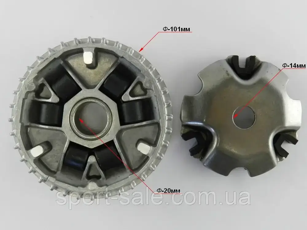 

Вариатор передний Honda Dio AF-56/62(0315-11)