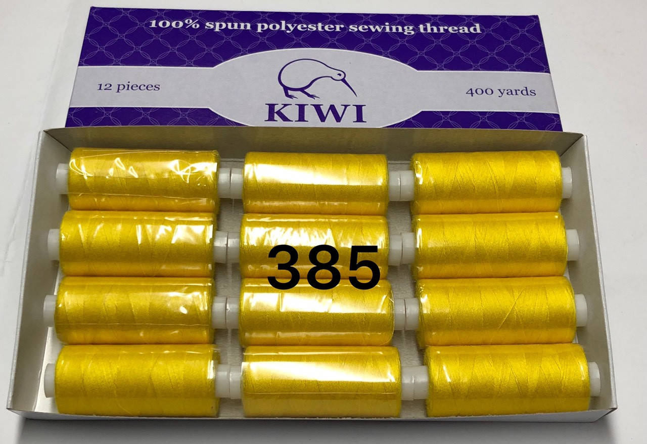 

Швейные нитки 40/2 385тон полиэстер Kiwi Киви 400ярдов