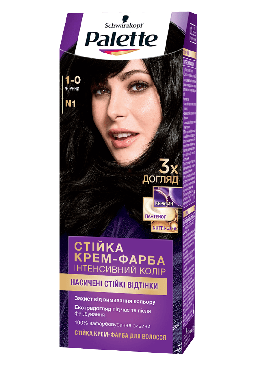 

Palette палет краска для волос N1 Черный