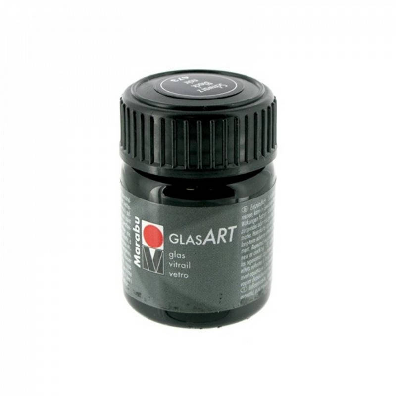 

Краска витражная Marabu Glas Art на основе раств. холодной фиксации черный 15мл (4007751007216)