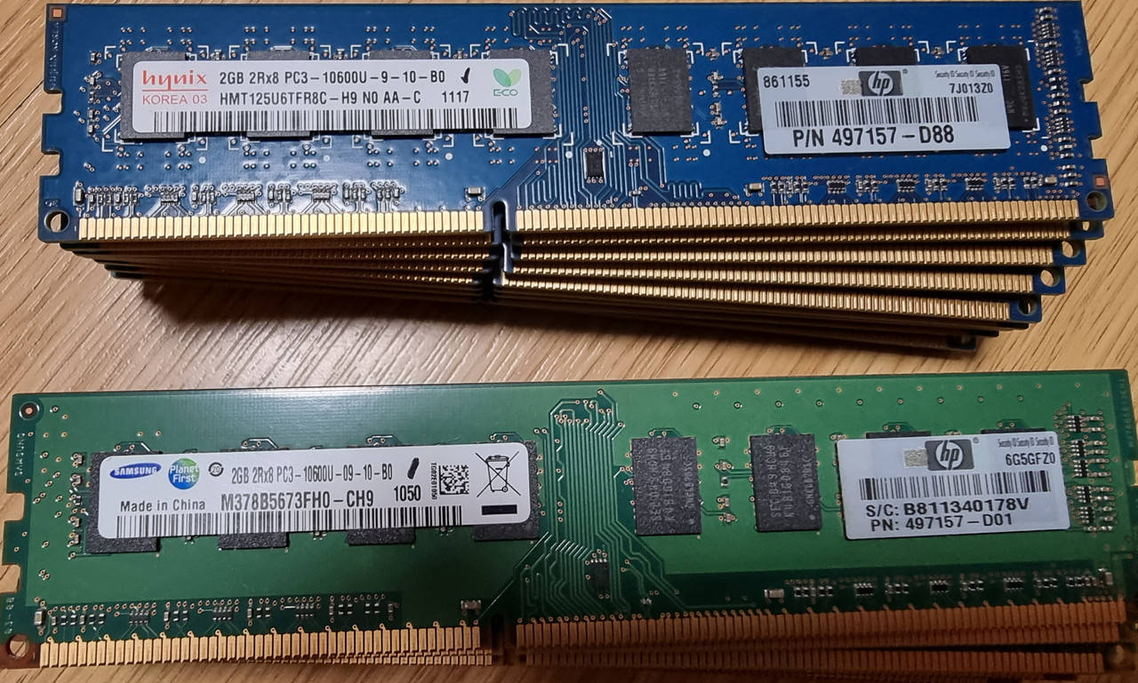 

Качественная память для всех ПК DDR3 2GB 10600 1333 Hynix Samsung! Intel AMD!
