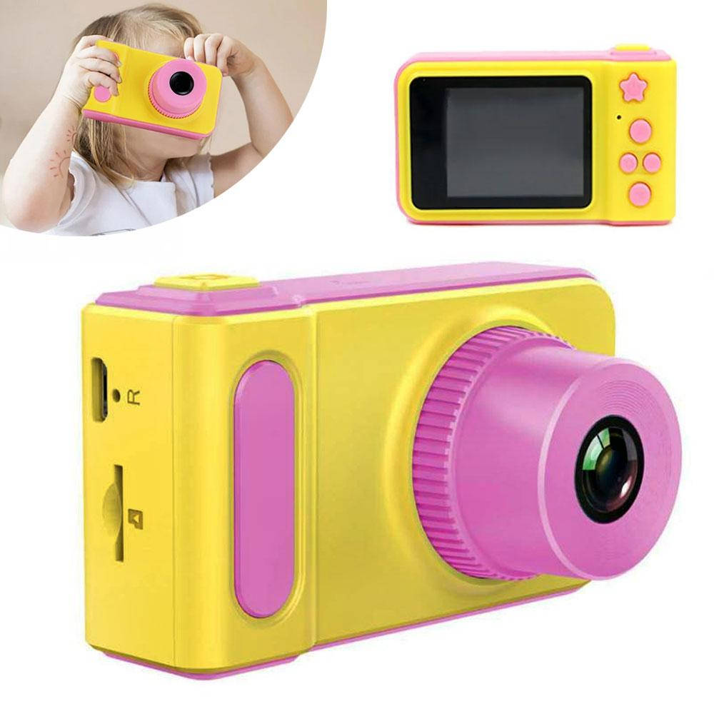 

Детский фотоаппарат DVR Baby Camera T1/V7 8х5х4.5 / Цифровая камера для детей с записью видео, Розовый