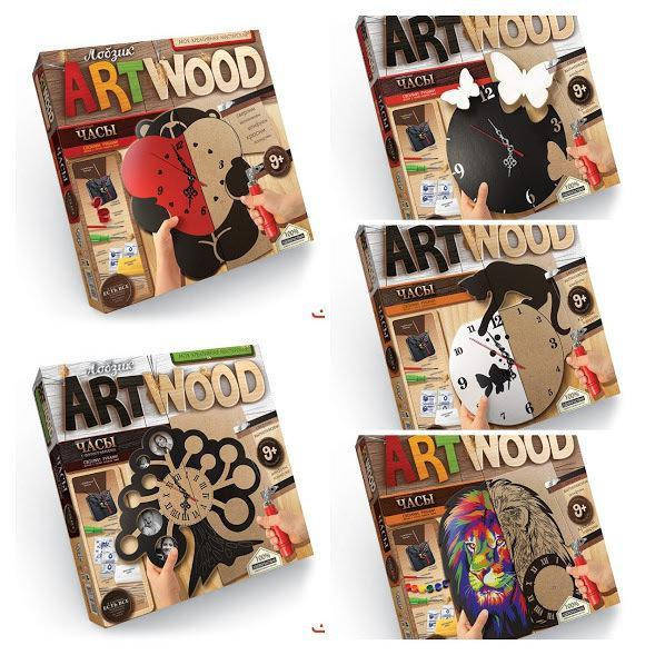 

Набор для творчества Деревянные Часы своими руками (выпиливание лобзиком), ARTWOOD