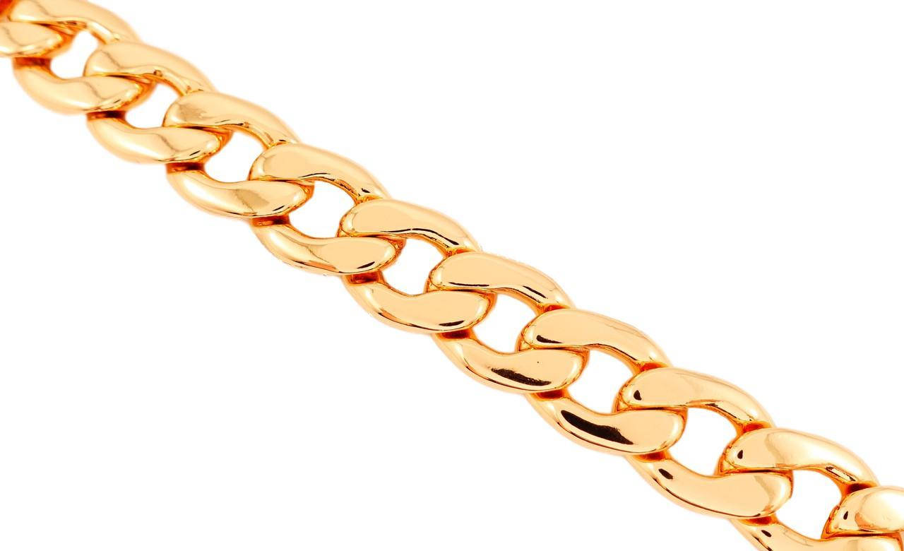 

Браслет Xuping Позолота 18K "Крупное Панцирное Плетение" размер 19,5 см х 1,3 см
