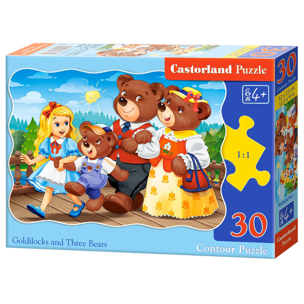 

Пазл "Три медведя", 30 элементов Castorland (5904438003716)