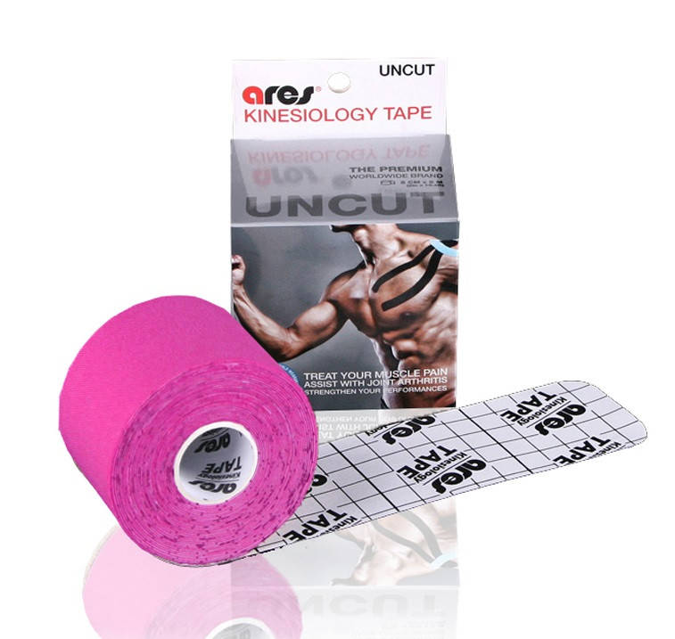 

Кинезио тейп ARES Uncut (Южная Корея) Розовый