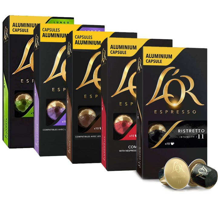 

Набор кофе в капсулах L'OR collection - 50 капсул