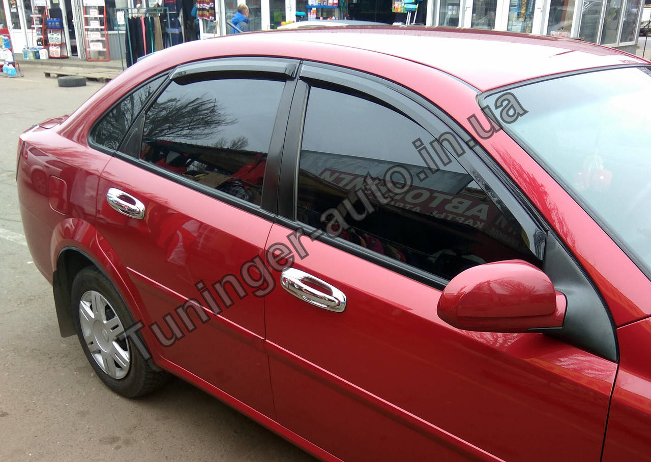 

Ветровики, дефлекторы окон Chevrolet Lacetti Лачетти Седан 2002-2013 (AutoClover)