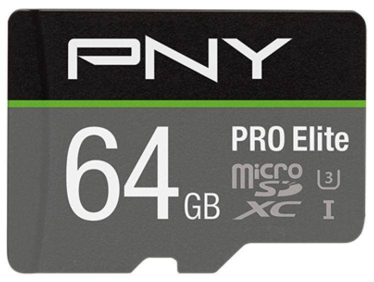 

Карта памяти PNY microSDXC PRO Elite 64GB (P-SDU64GV31100PRO-GE)