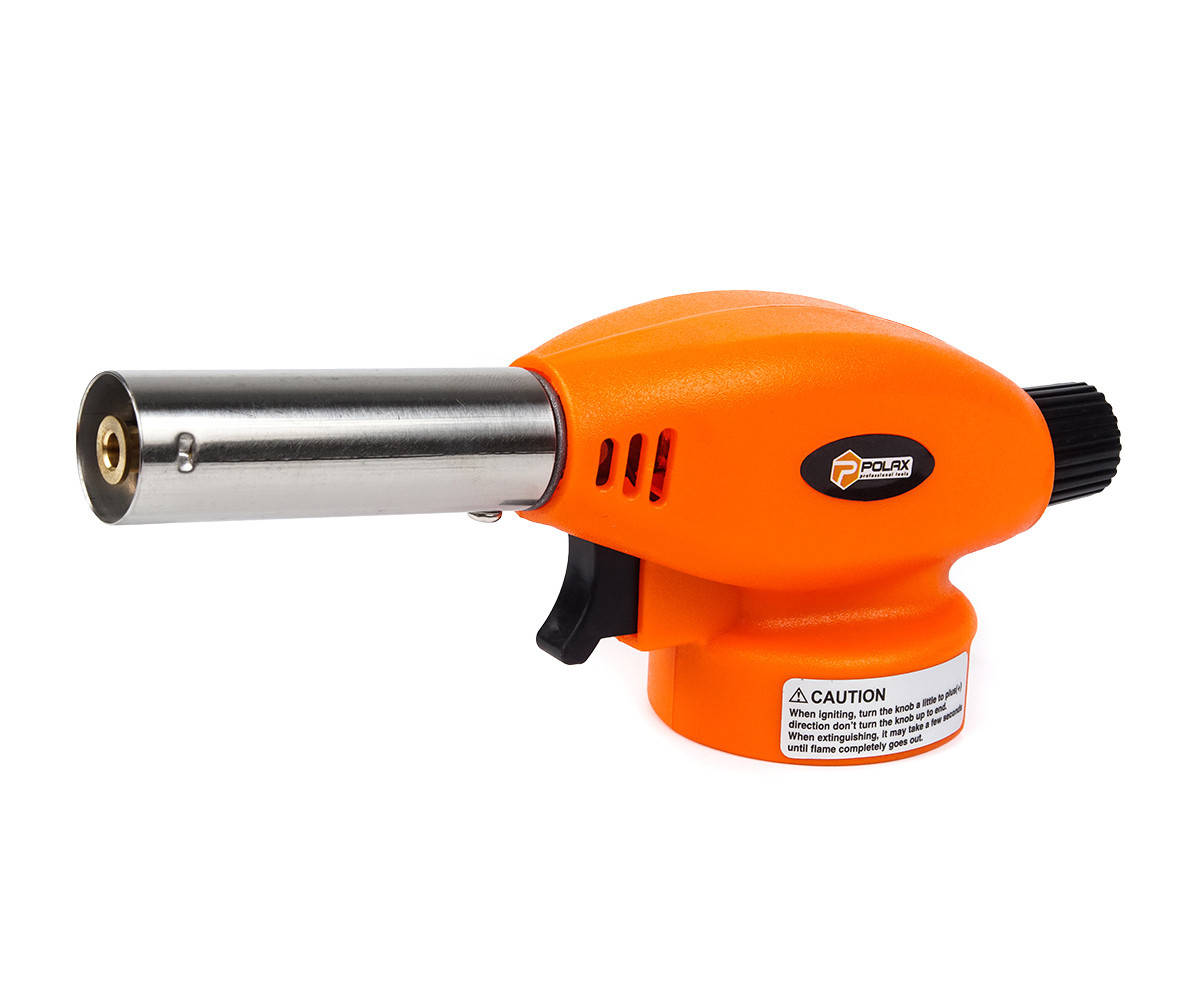 

Газовая горелка с пьезоподжигом туристическая (для пайки) Polax 1,1 kW, 1300 °C (32-018)