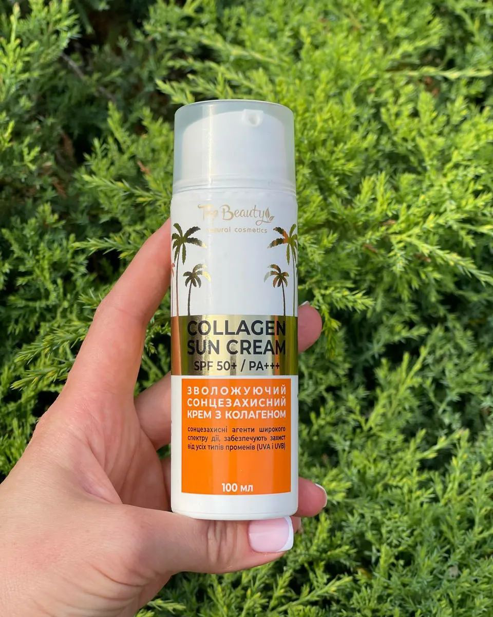 

Увлажняющий крем для лица и тела с SPF50 Top Beauty
