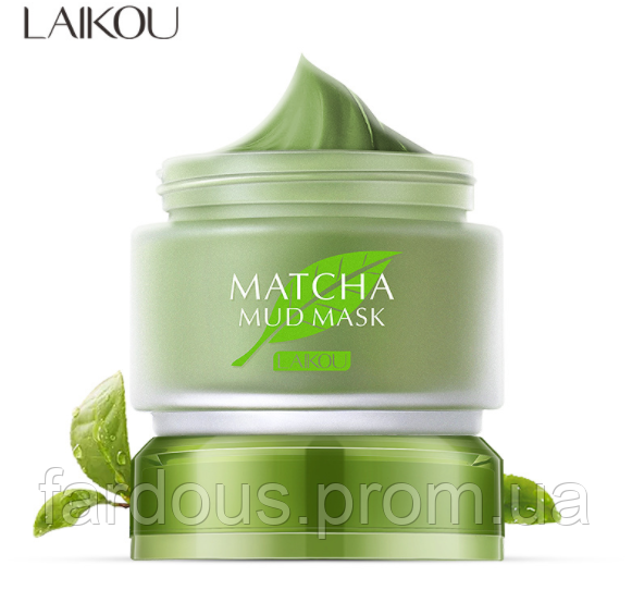 

Освежающая, увлажняющая маска для лица LAIKOU Green Tea Matcha Mud Facial Mask, 85 г