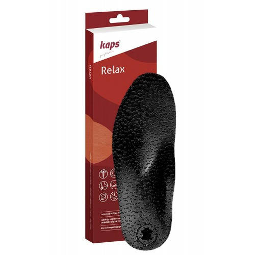 

Ортопедические стельки для взрослых Kaps Relax Black 41