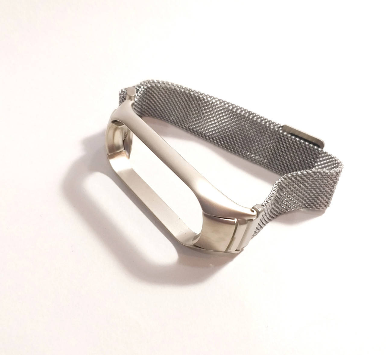 

Браслет-ремешок миланская петля на магните для Mi Band 3,4 и 5,6. Сталь