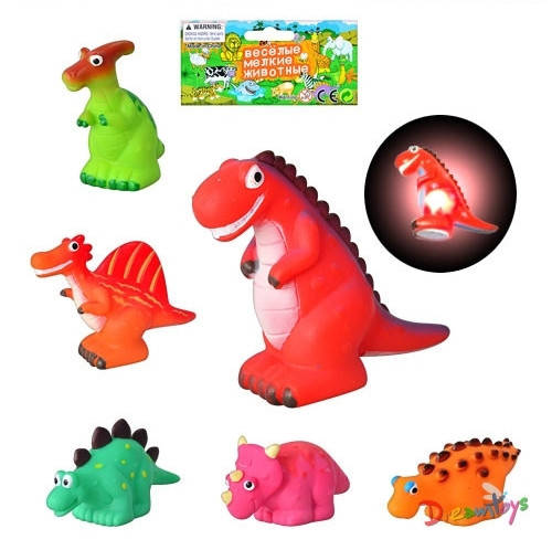 

Пищалка динозавры, 6 видов, в пакете 16,5см (432шт/2)