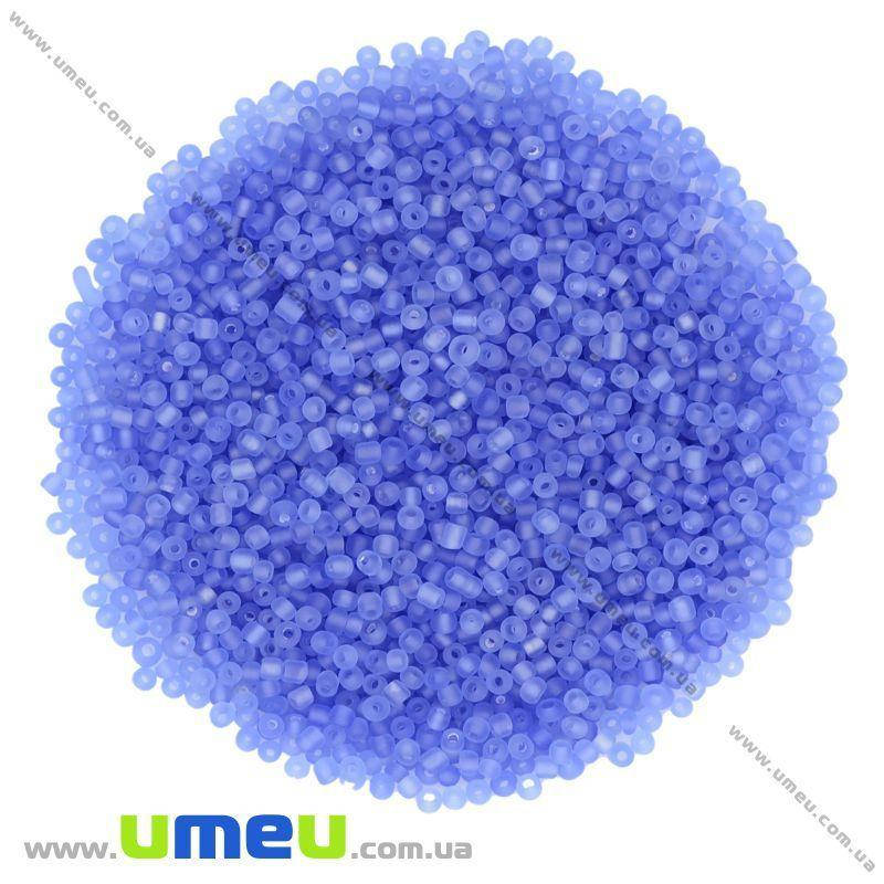 

Бисер китайский мелкий, 12/0, Синий прозрачный матовый, 2 мм, 25 г (BIS-009091)