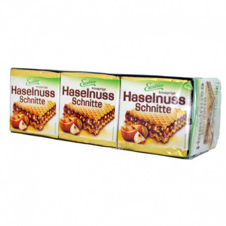 

Вафли Excelsior Haselnuss Schnitte с орехом 250г