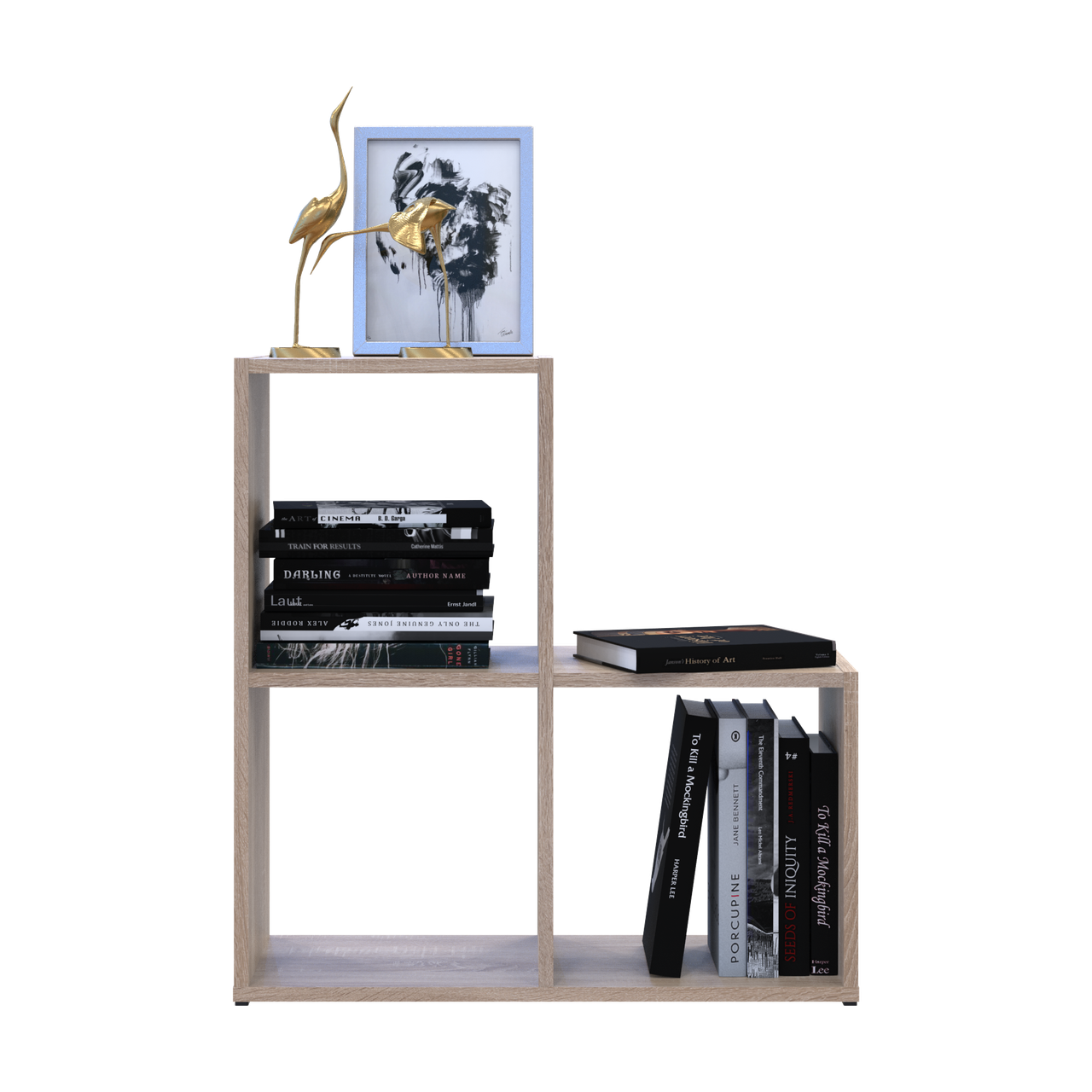 Стелаж Doros Степ 2х2 Дуб сонома відкритий 69х28.8х71.4 (41516155) 4