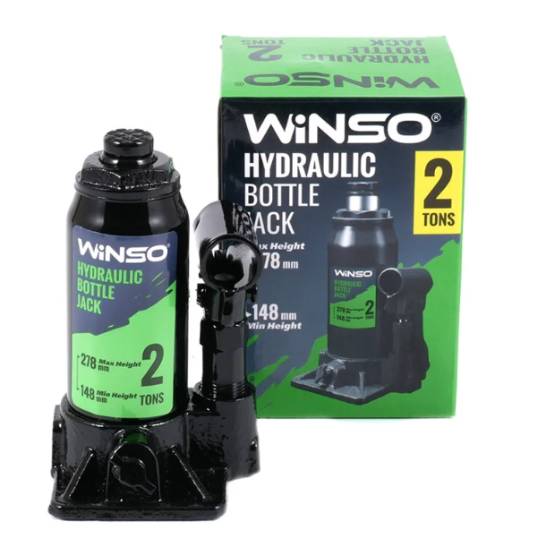 

Домкрат Winso Hydraulic Bottle Jack вертикальный (бутылочный) гидравлический 2т