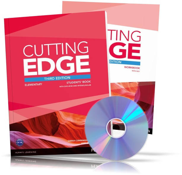 

Cutting Edge Elementary, Student's book + Workbook + DVD / Учебник + Тетрадь английского языка