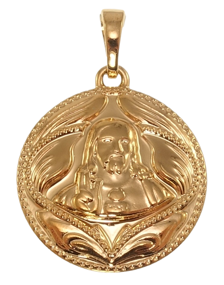 

Кулон Xuping Позолота 18K "Ладанка Иисус Xupingистос" для цепочки до 5мм