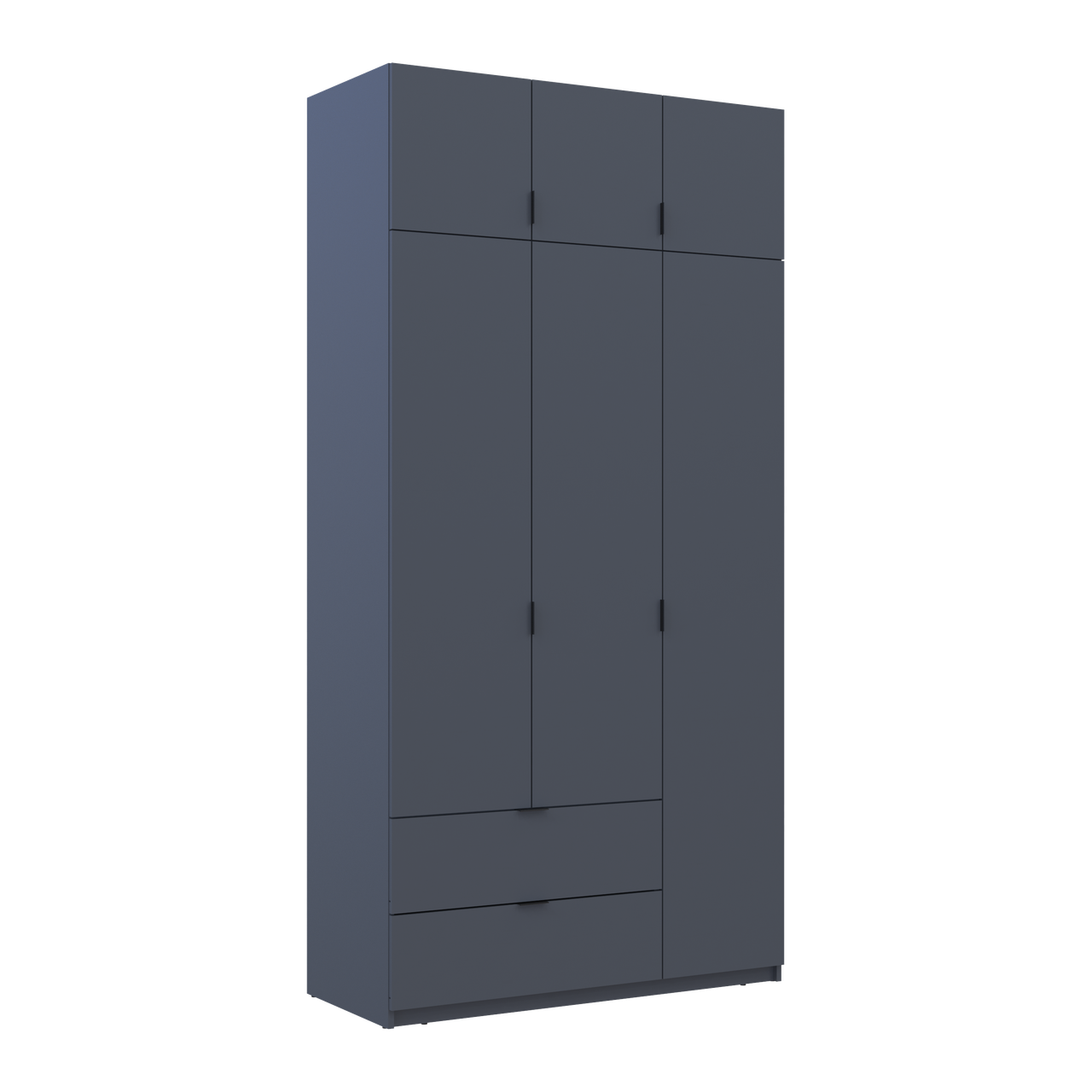 Розпашна Шафа для одягу Doros Лукас Графит 3ДСП 120х50х240 (80737797) 8