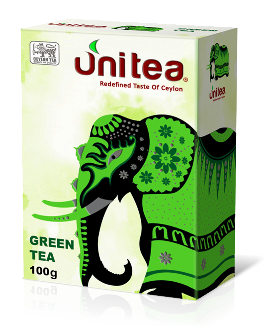 

Чай зеленый листовой цейлонский 100 г Unitea Gun Powder 1 (GP1) ганпаудер