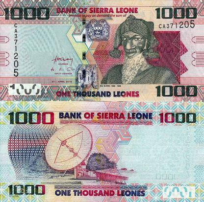 

Сьерра Леоне 1000 leones 2013 Pick 30 UNC