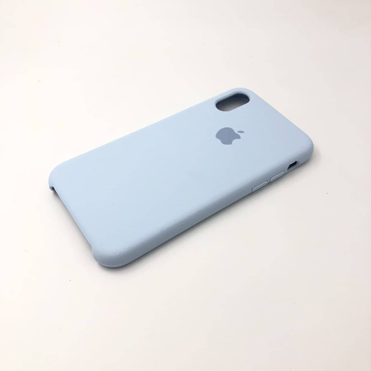 

Силиконовый чехол Apple Silicone Case для iPhone XR, AAA, цвет 9, Голубой