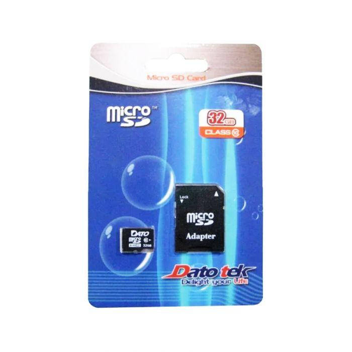 

Карта памяти DATO 32 GB microSDHC Class 10 UHS-I + SD adapter DTTF032GUIC10
