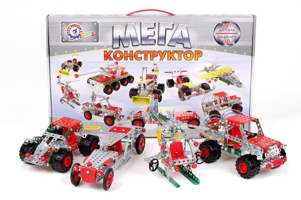 

Металлический конструктор Мегауниверсал, 30 моделей.