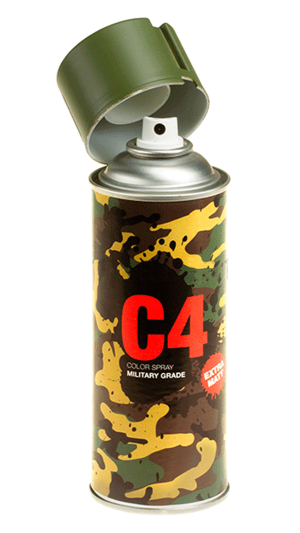 

Маскировочный спрей Mil Grade Color Spray Foliage Green C4, Зелёный