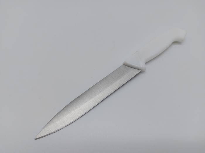 

Нож кухонный универсальный с белой ручкой "MASTER" L 23 cm лезвие 13 cm Кухонные ножи и подставки