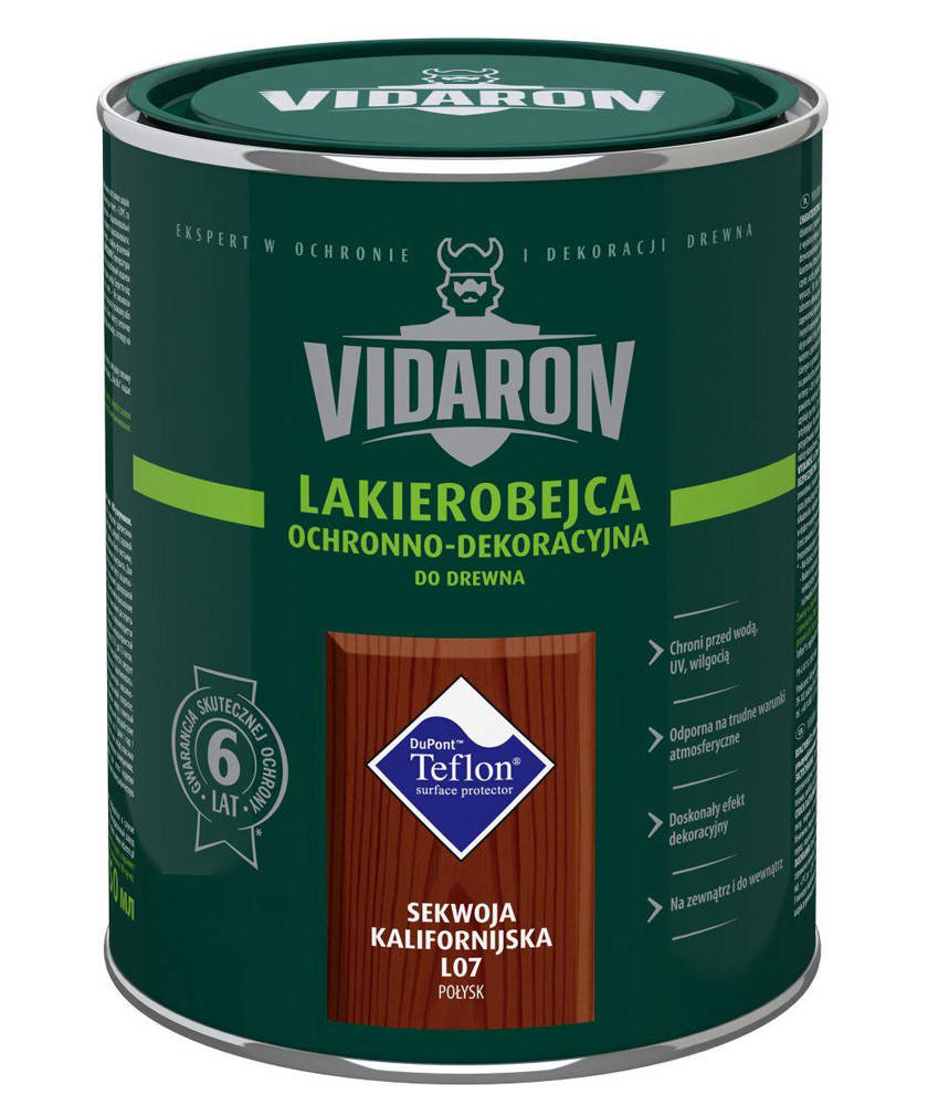 

VIDARON лакобейц L09 палісандр індійський 2,5л PL, Белый