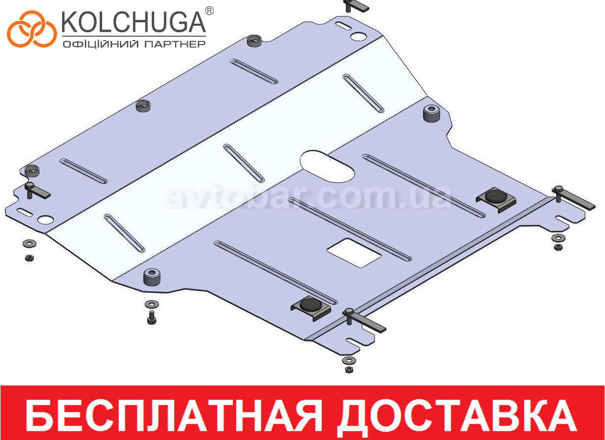 

Защита двигателя Renault Scenic 2 (2003-2009) Рено Сценик