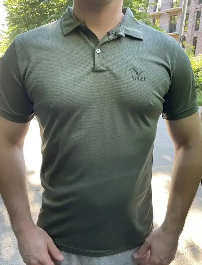 

Тактична футболка POLO , цвет олива VOGEL, Оливковый