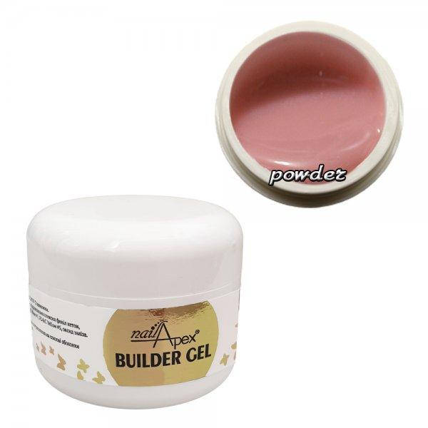 

Nailapex Powder Builder Gel - гель для наращивания без опила розовато-бежевый, 50 мл