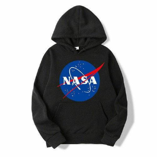 

Худи NASA черное, белое, розовое с логотипом, унисекс (мужское, женское, детское)