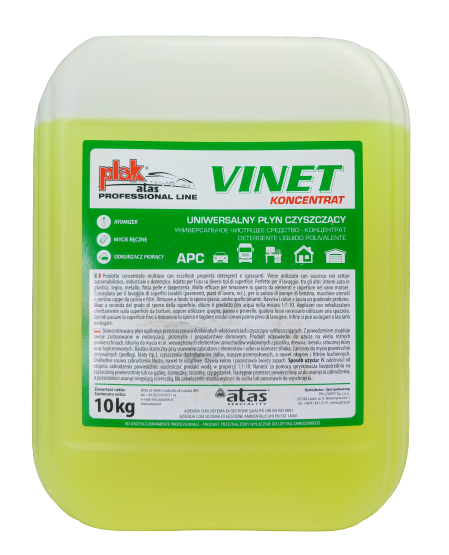 

Очиститель для пластика и дерева ATAS Vinet 10кг