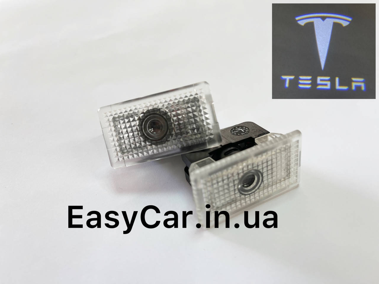 

Логотип подсветка двери Тесла Lazer door logo light Tesla