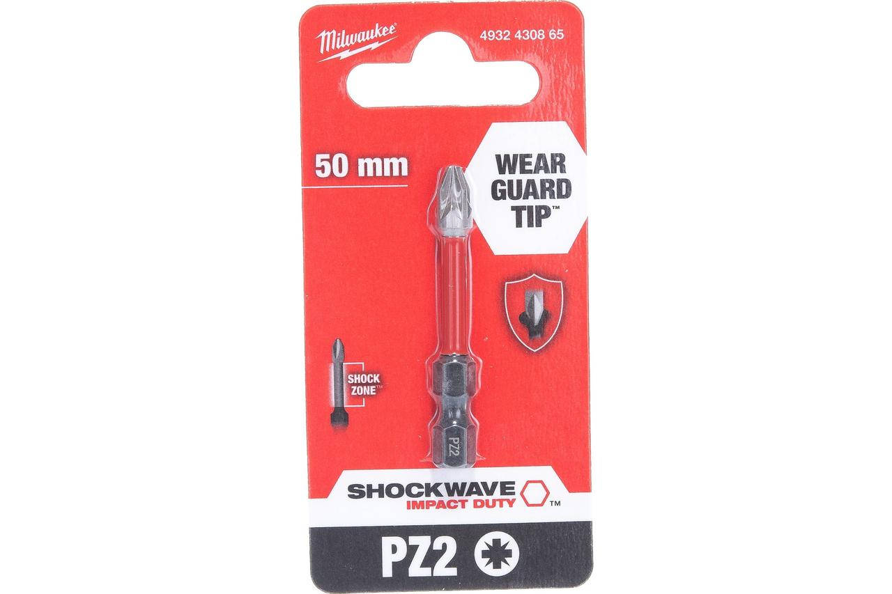 

Бита SHOCKWAVE (PZ2, 50 мм, 1 шт.) Milwaukee 4932430865