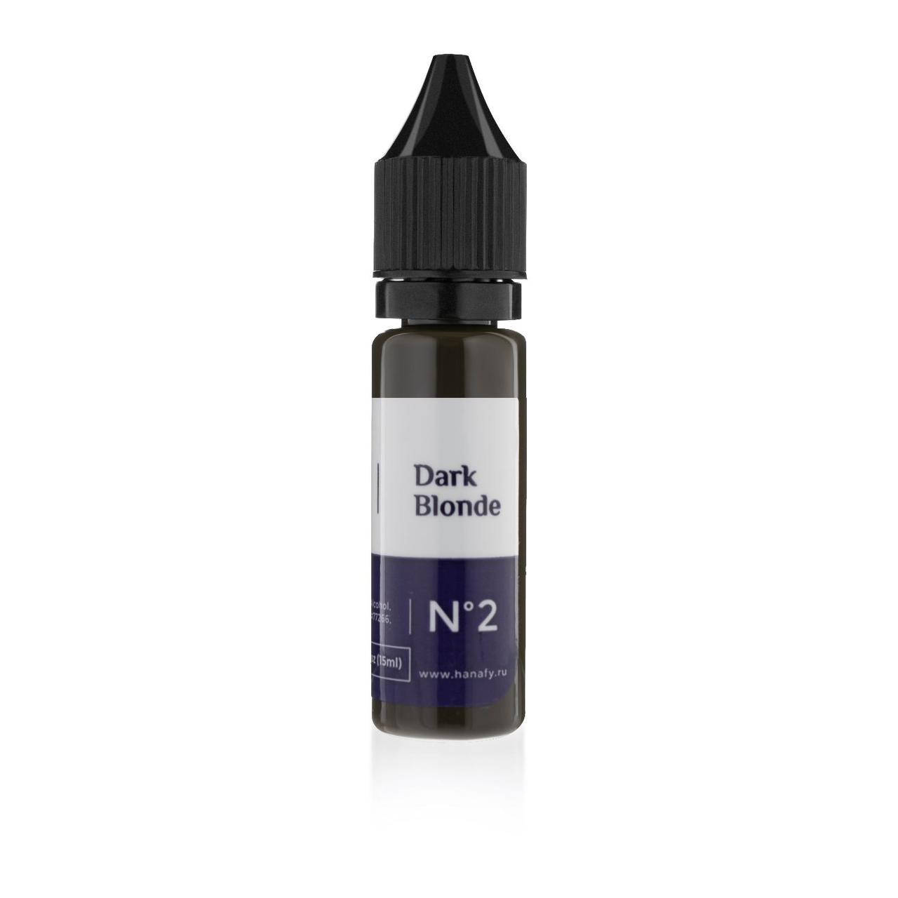 

Пигмент Hanafy № 2 Dark Blonde (для бровей)