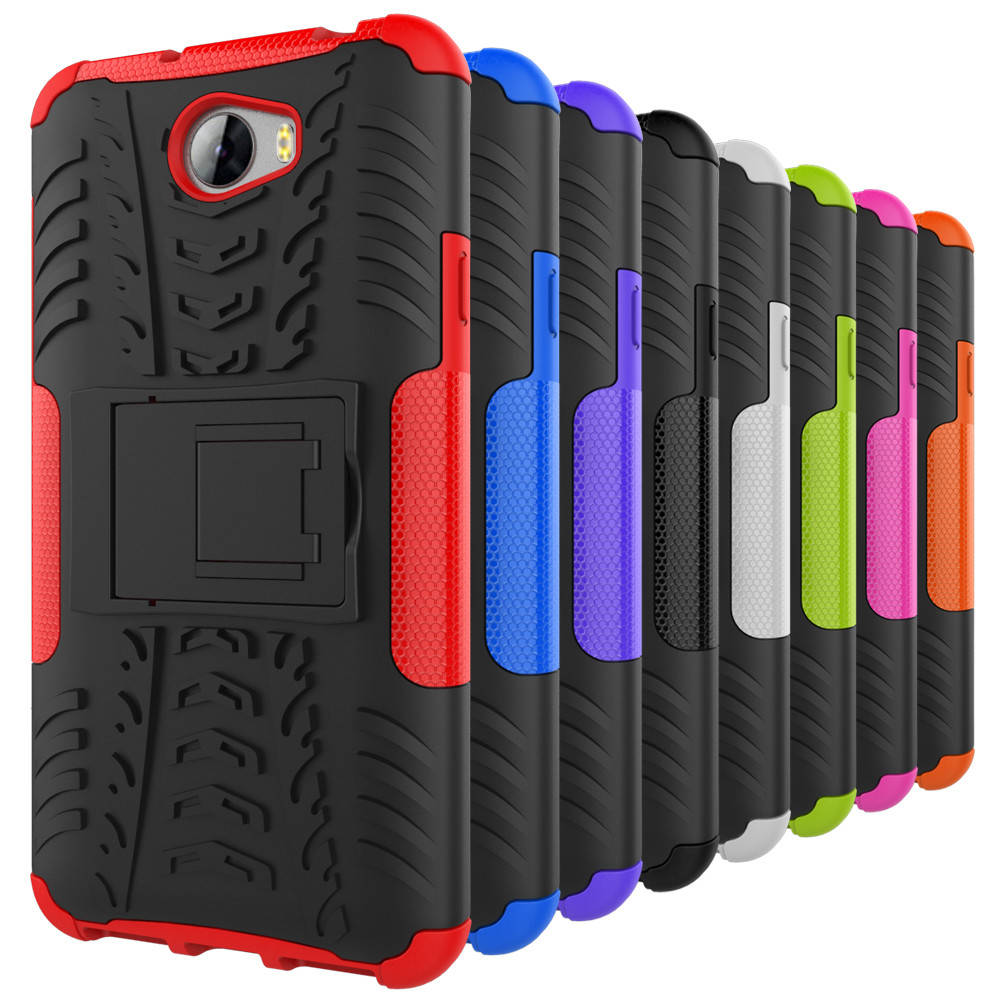 

PC + TPU чехол Armor для Huawei Y5 II (Y5 2) (8 цветов) оранжевый