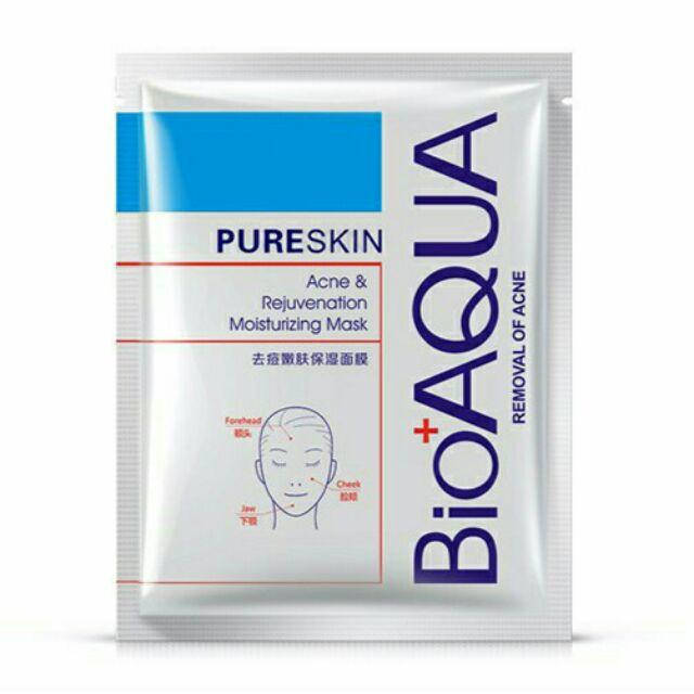 

Маска для лечения акне BIOAQUA Pure Skin Acne & Rejuvenation Moisturizing Mask