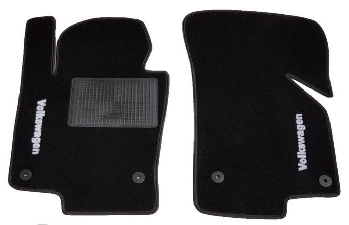 

Текстильные коврики в салон Volkswagen Golf 5 2003-2008, 2 шт. (CIAK, чёрный), Черный