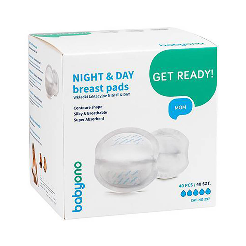 

Лактационные вкладыши BabyOno Day & Night 40 шт. (5901435407417)