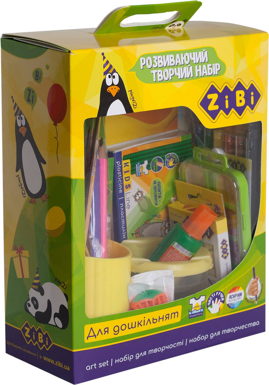 

Набор для детского творчества для дошкольников 18 предметов Zibi Baby Line ZB.9954