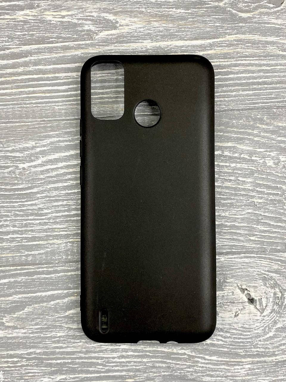 

TPU чехол черный матовый для Tecno Spark 6 Go, Разные цвета