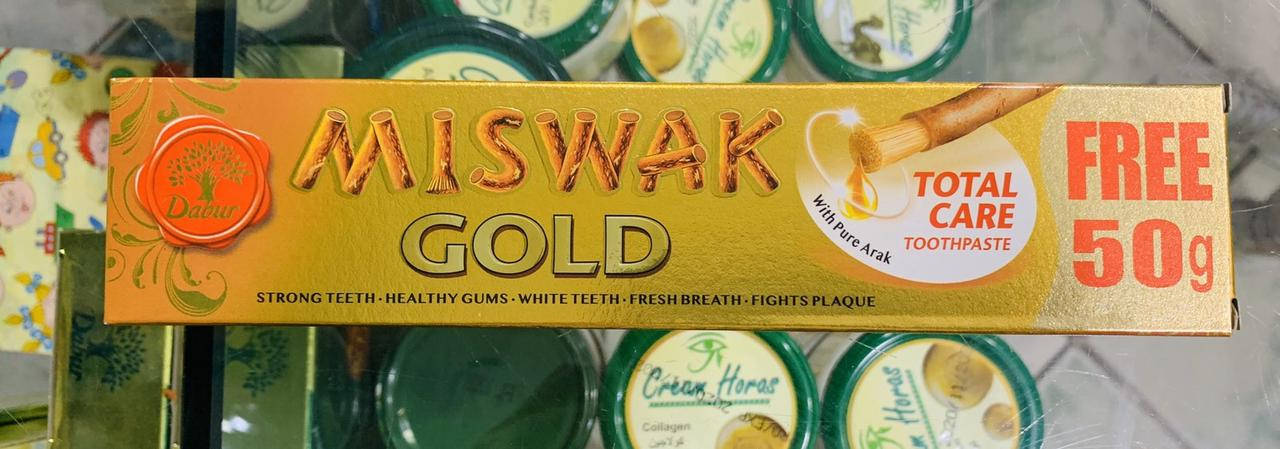

Зубная паста Мисвак Miswak Gold. 170г. Производство: Египет